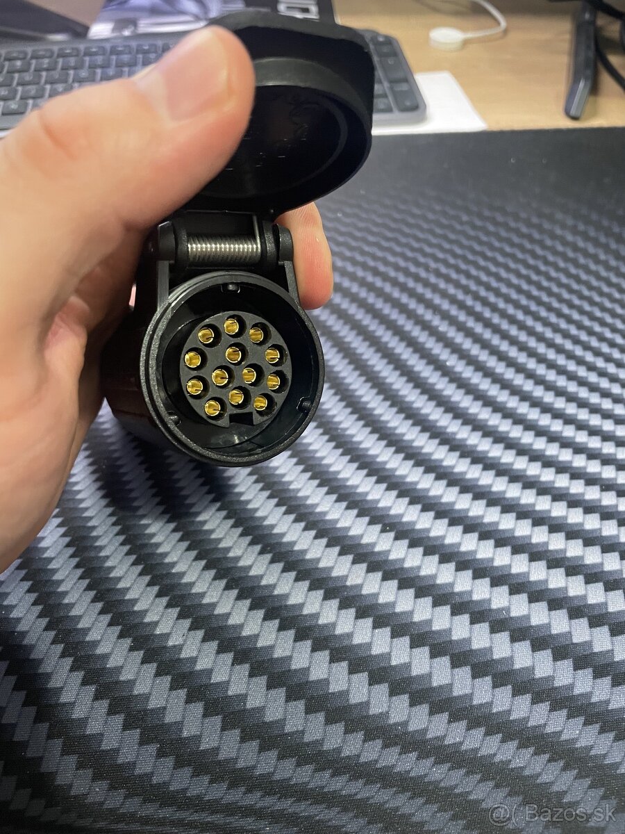 zásuvka 13 pin na príves/karavan - 4