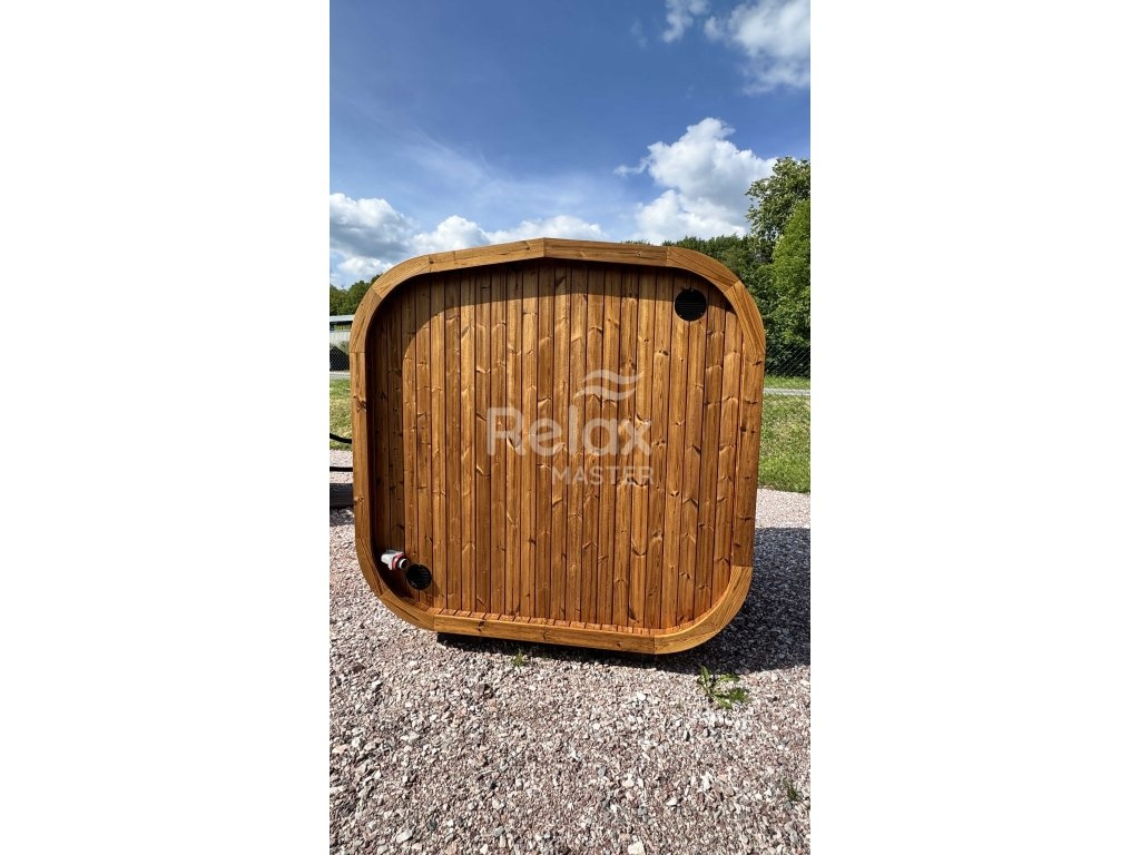 Sauna CUBE MINI z termo dřeva - 4