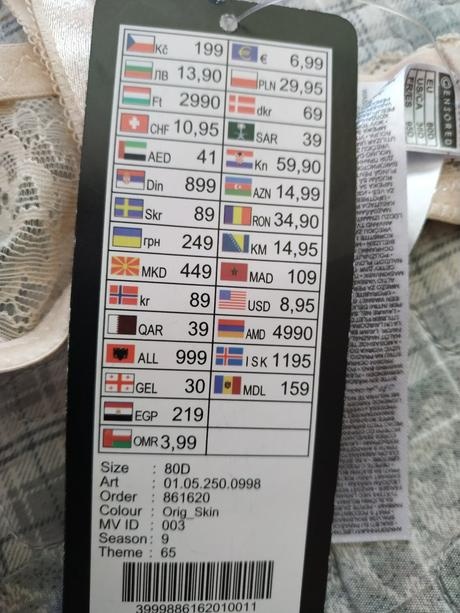 Podprsenky NBC, Esmara a iné - 4