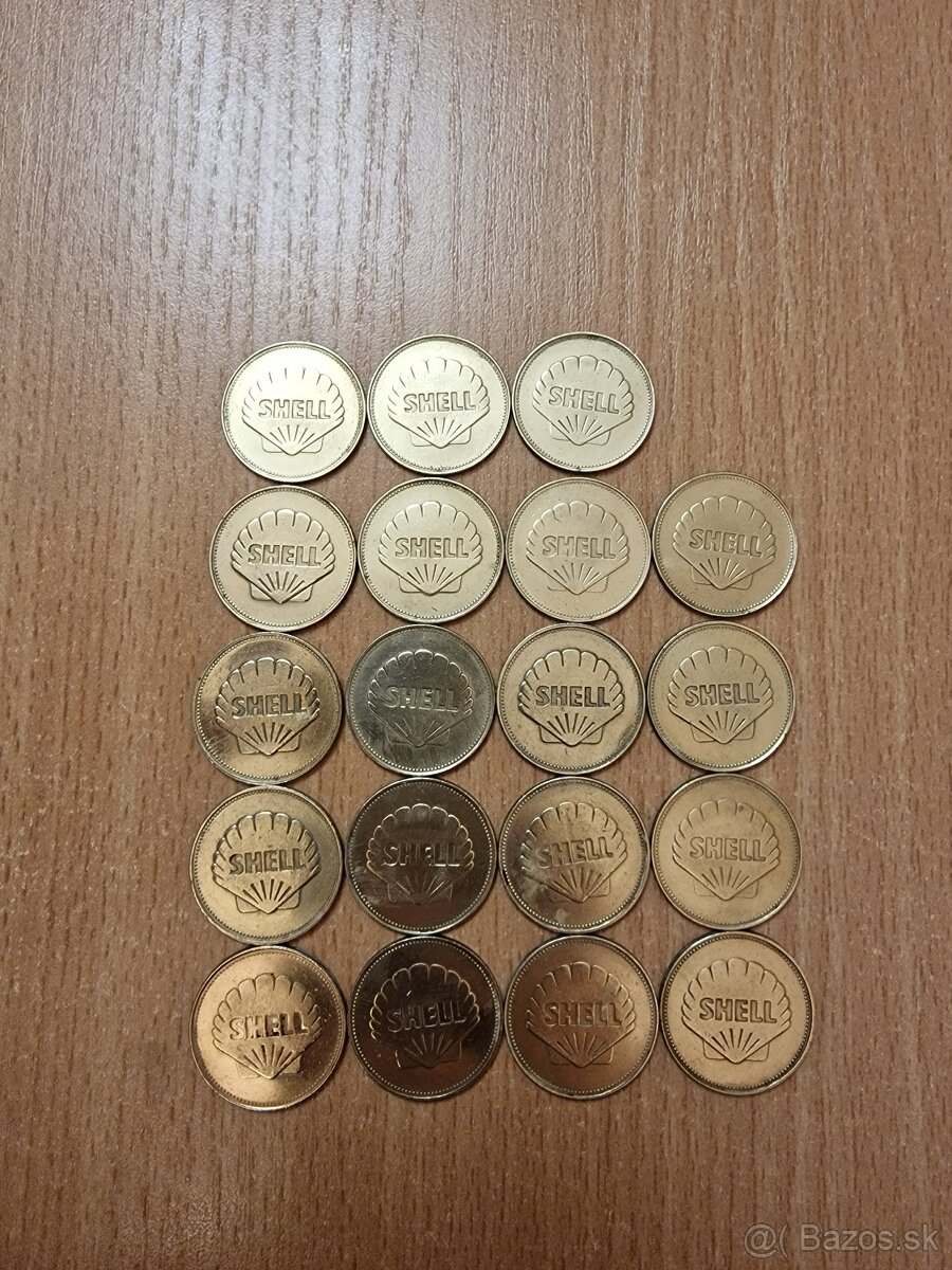 Zberateľské mince Shell - 4