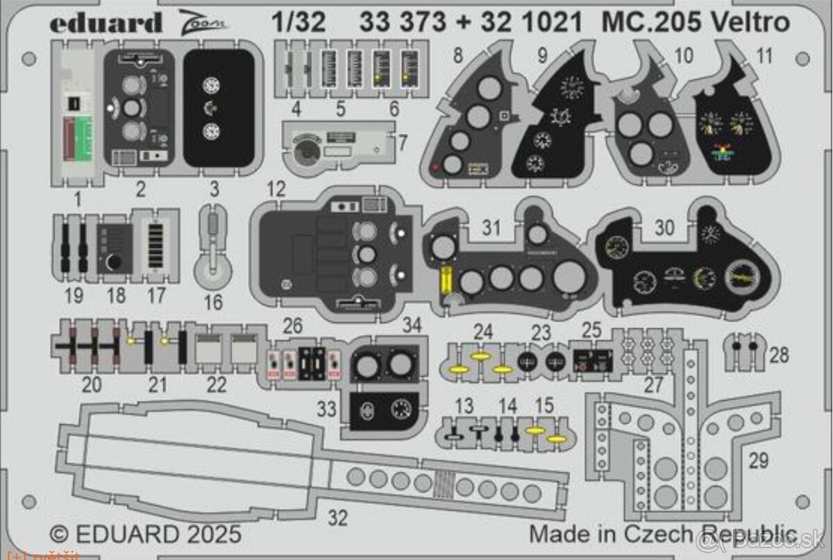Doplnky pre plastikové modely 1/32 + 1/48 - 4