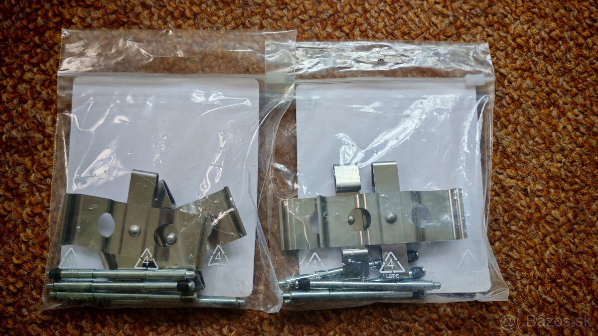 Predám brzdové platničky Peugeot 406 + montážnu sadu - 4