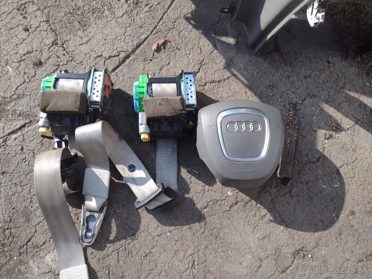 Audi A4 b8, A5 šedá airbagová sada - 4