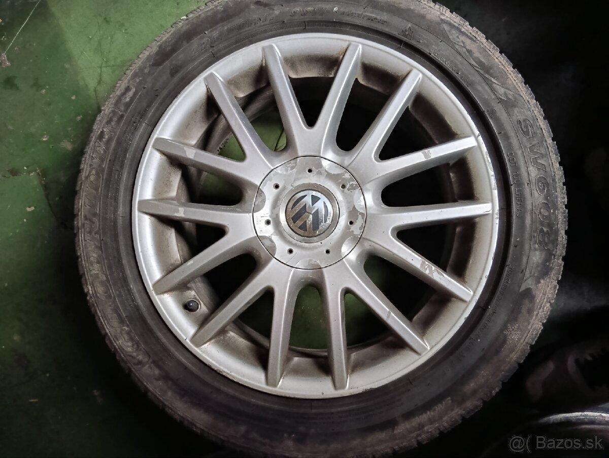 5x112 R17 VW + Zimné pneu - 4