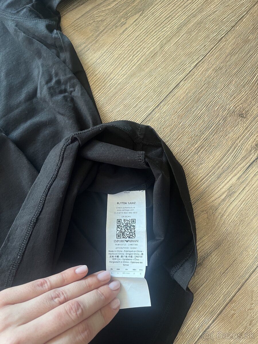 nove len vyskusane original panske tricko E. Armani - 4