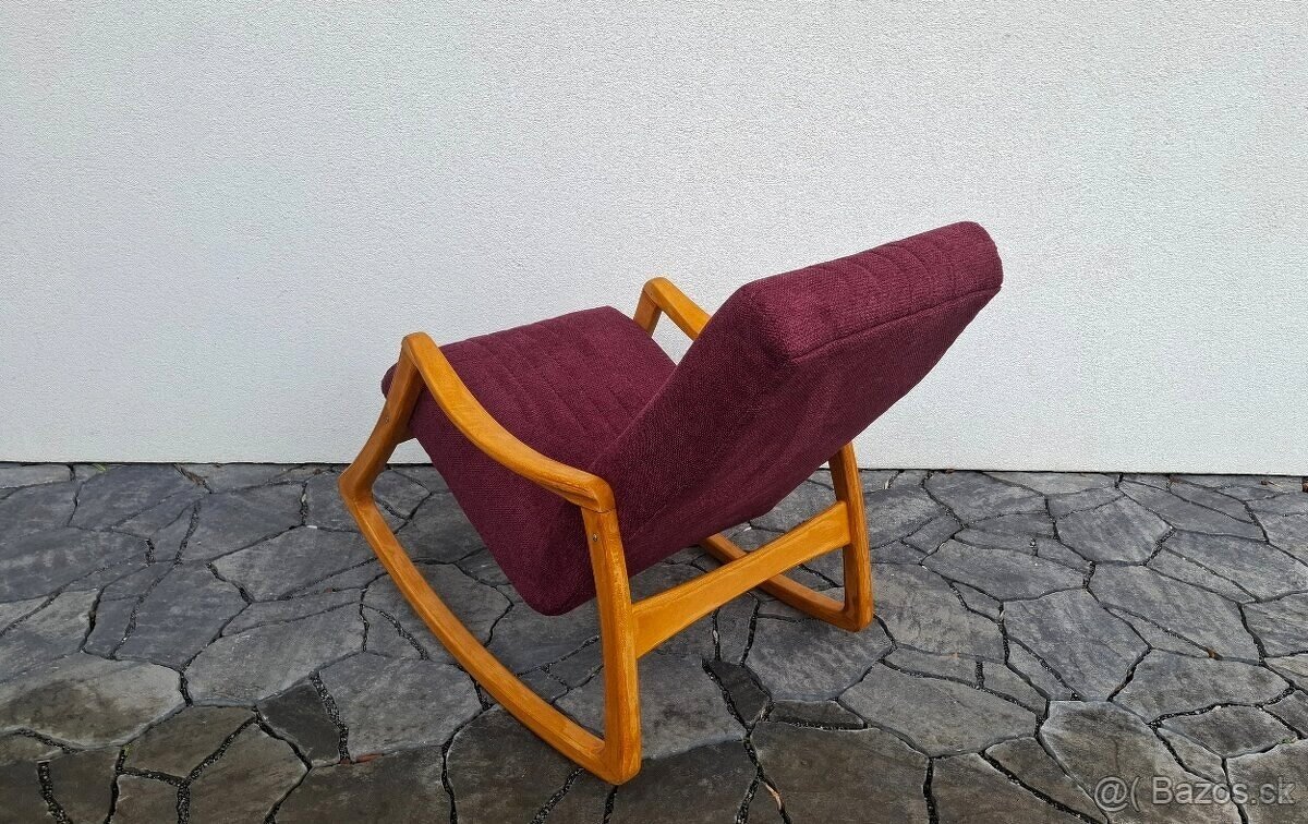 Retro designové houpací křeslo TON - 4