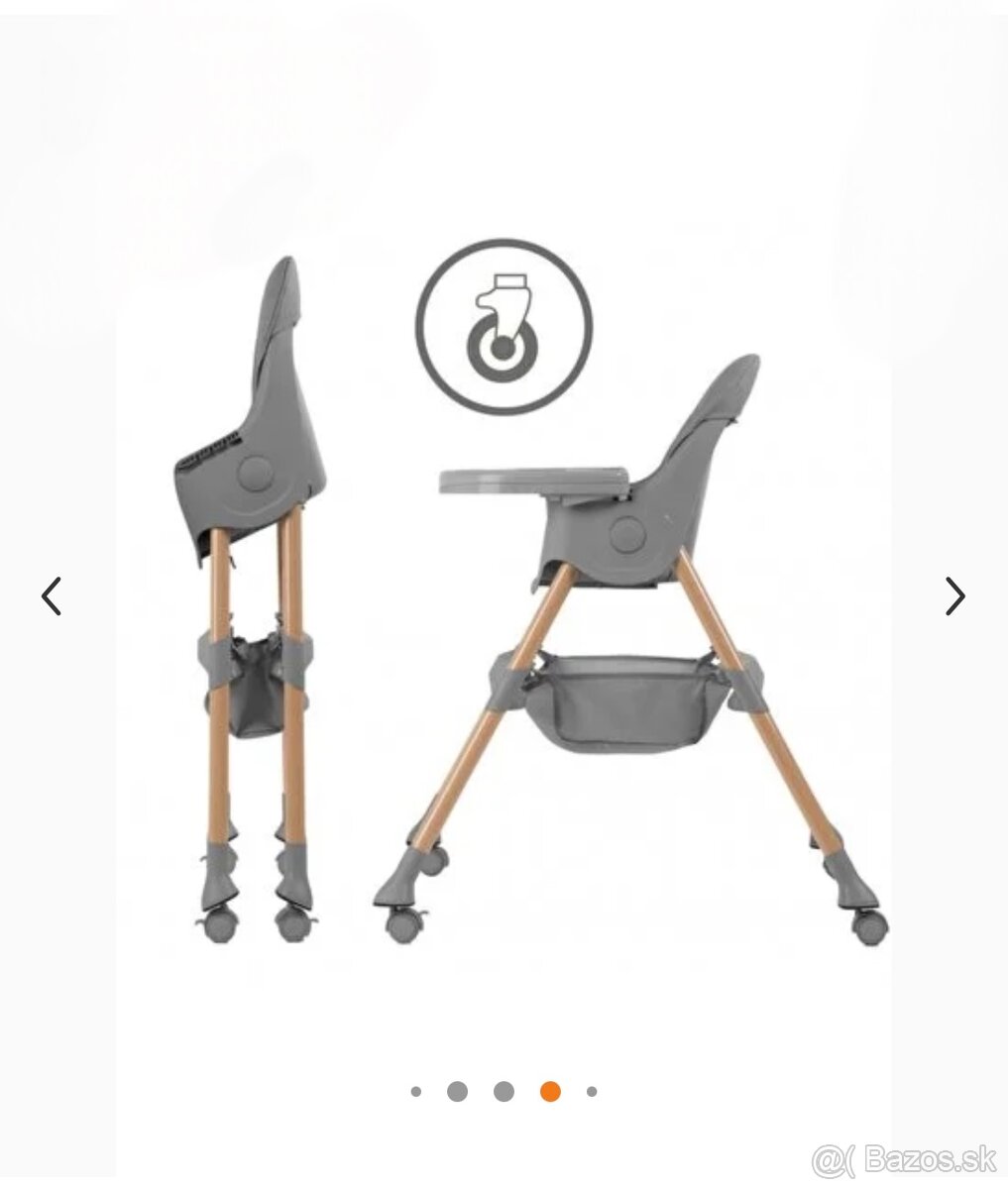 Jedálenska stolička Kidwell 2v1 - 4