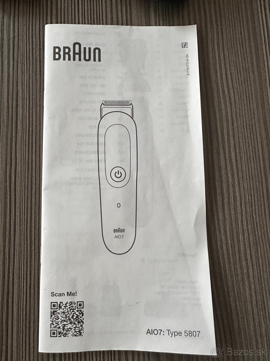 Zastrihavac Braun Series 7 AIO5807 - 4