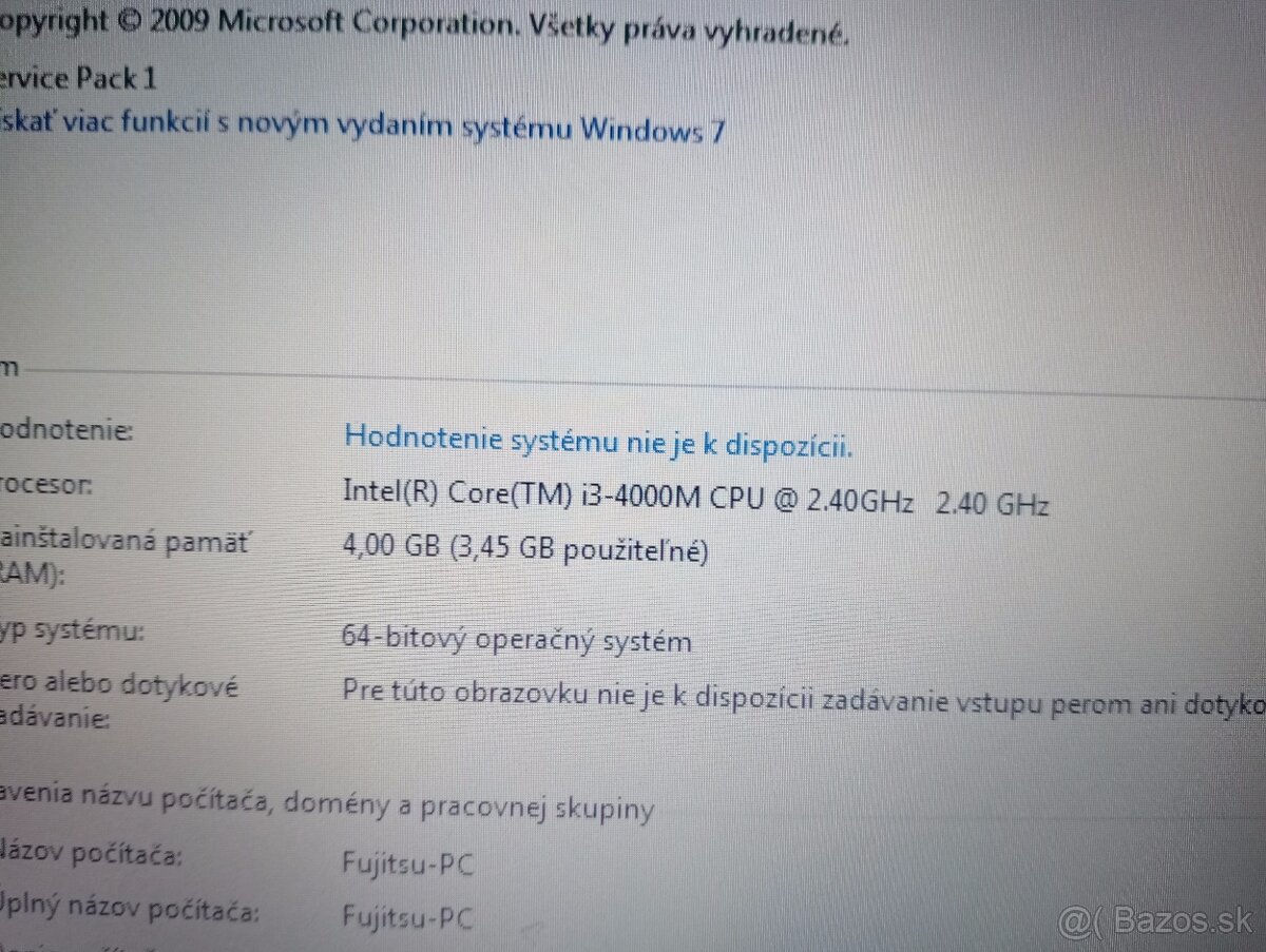 predám Hp probook 470 g1 , Intel i3 , 4gb ram , Win 7 - 4