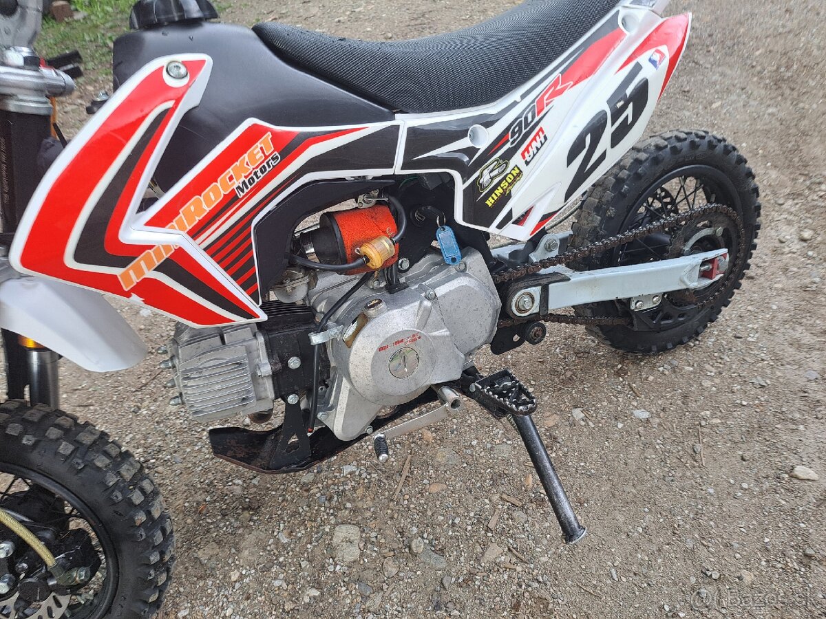 Detská motorka, minirocket motors 90