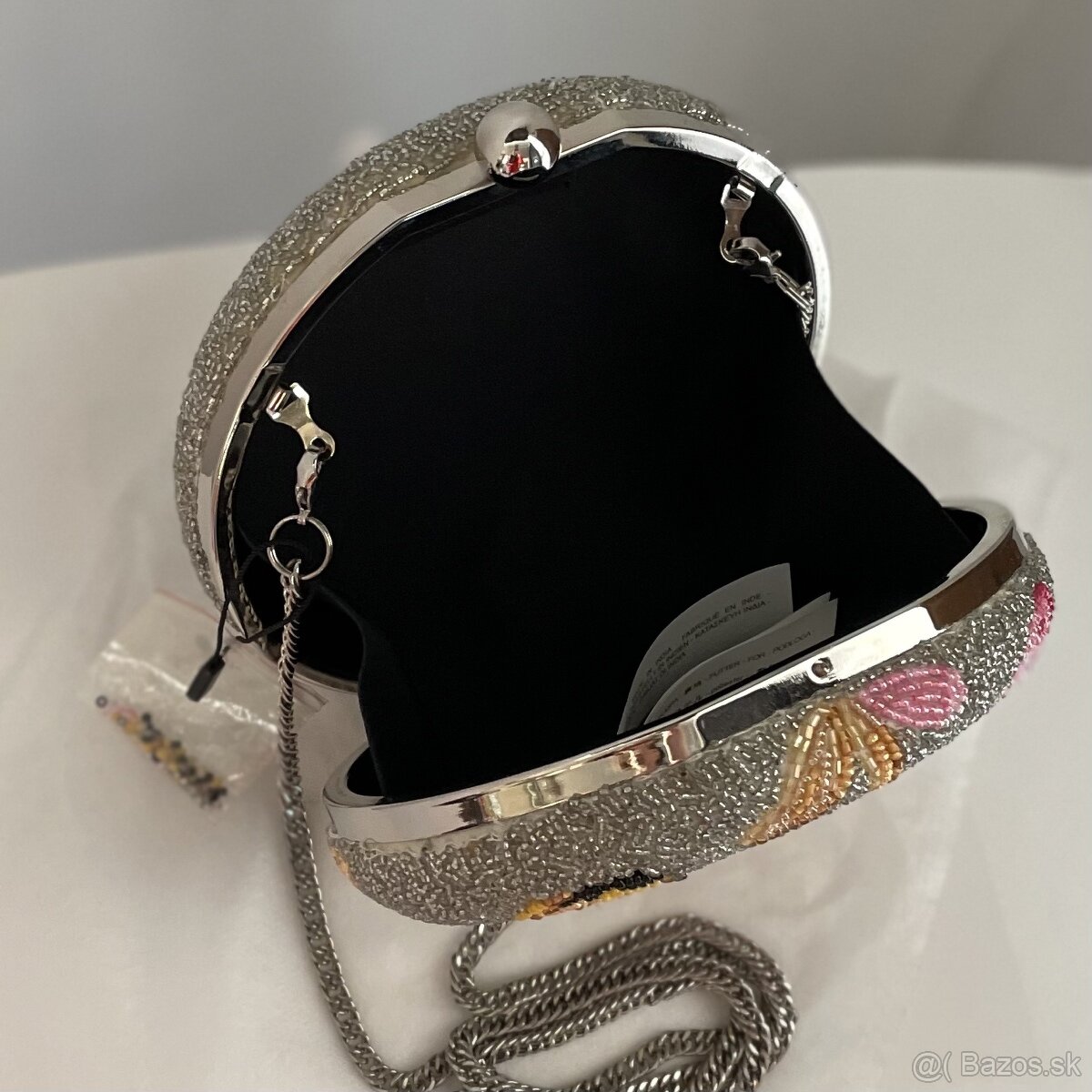 Zara Okrúhla kabelka s ružovými banánmi - 4