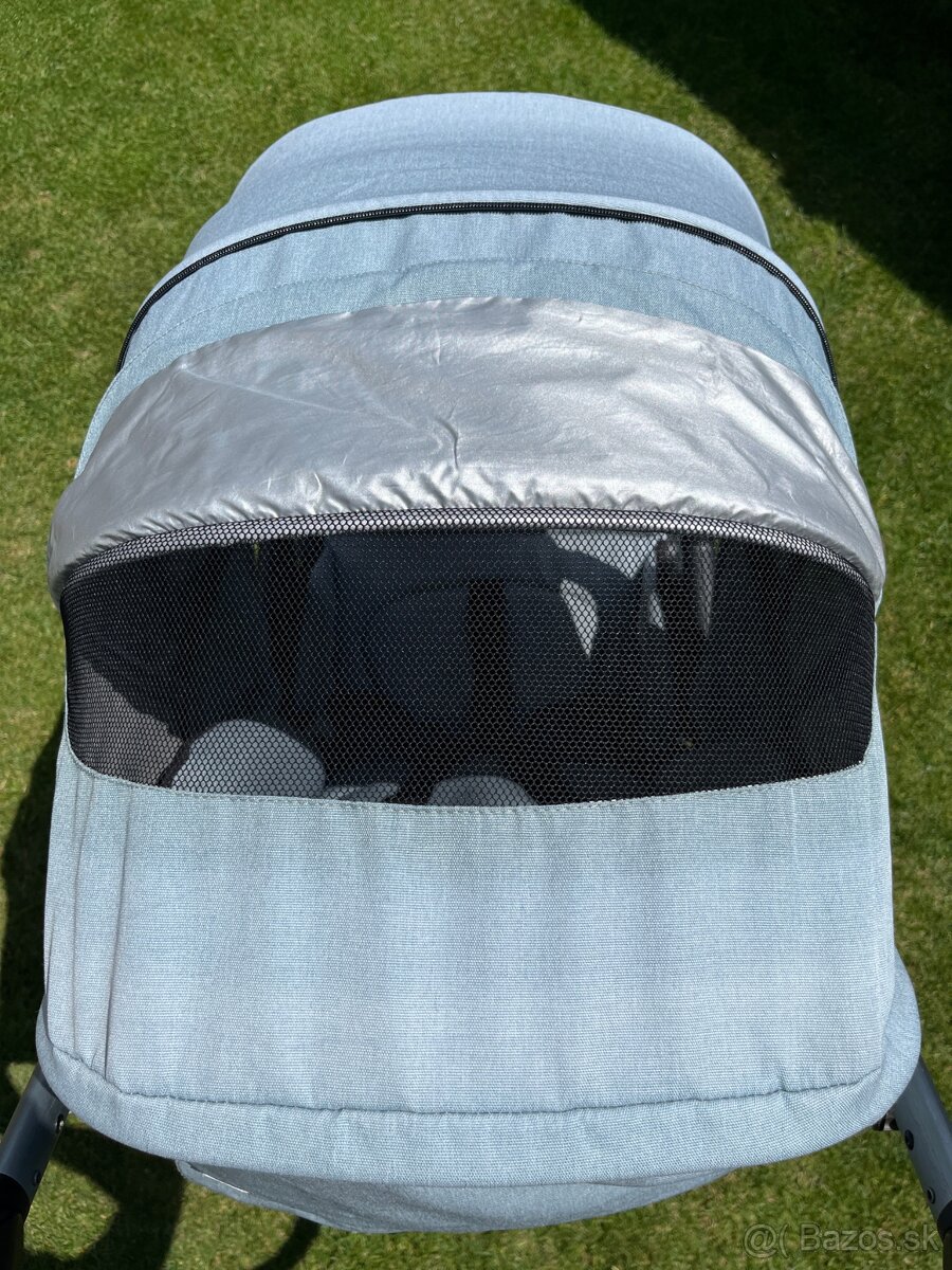 kombinovaný kočík Baby Design Husky so zimnou výbavou - 4