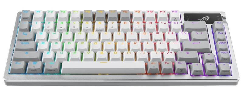 P: ASUS ROG AZOTH Moonlight White (ROG NX Snow / PBT) – US - 4