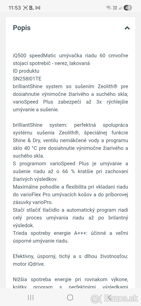 Umývačka riadu Siemens - 4