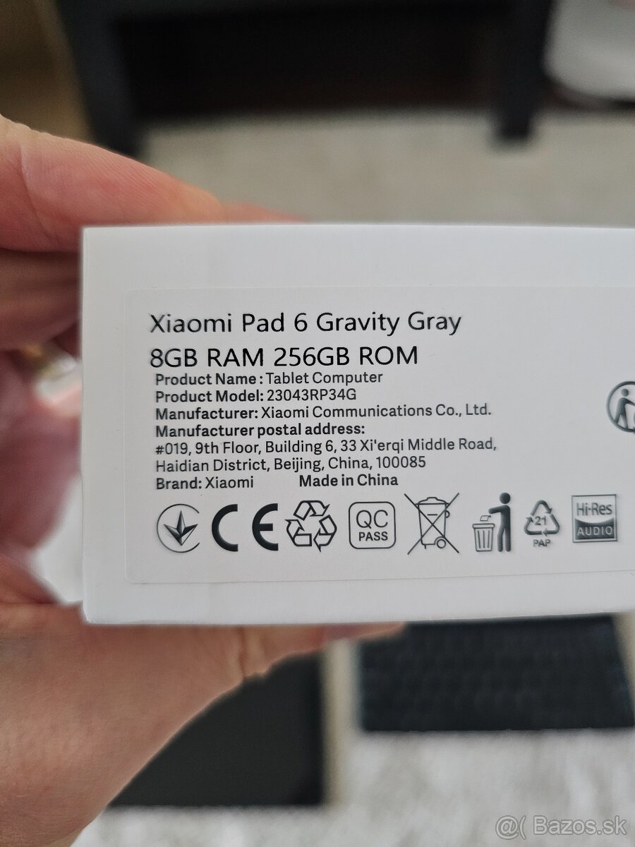 Xiaomi Pad 6 Gravity Gray 8/256gb - 4
