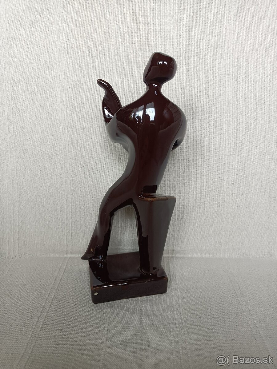 Porcelánová soška gitarista brusel - 4