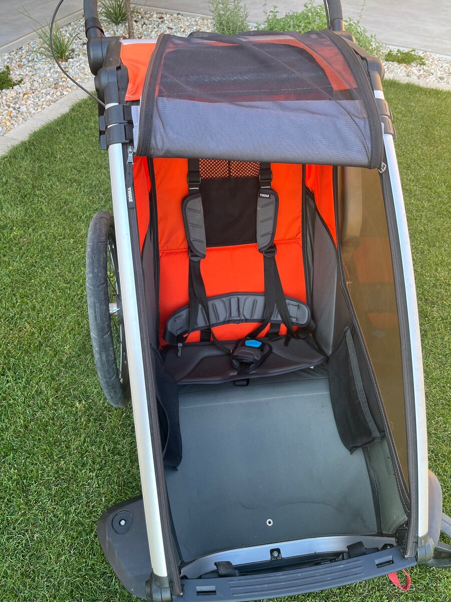 Thule Chariot Cross 1 orange, detský cyklovozík - 4