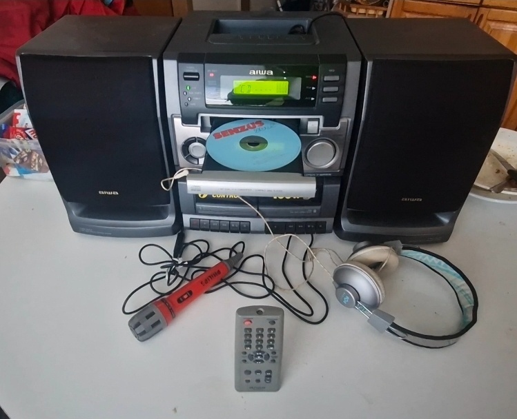 Prenosné rádio veža AIWA 230v 12v Autoberia aj Baterky - 4