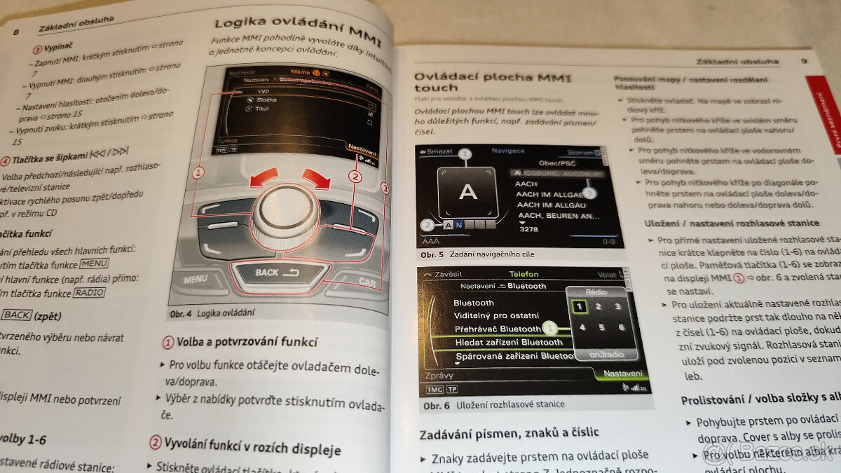 AUDI MMI systém Plus - návod k obsluze multimédií a navigace - 4