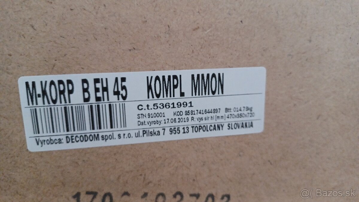 Korpus skrinky dub - 4