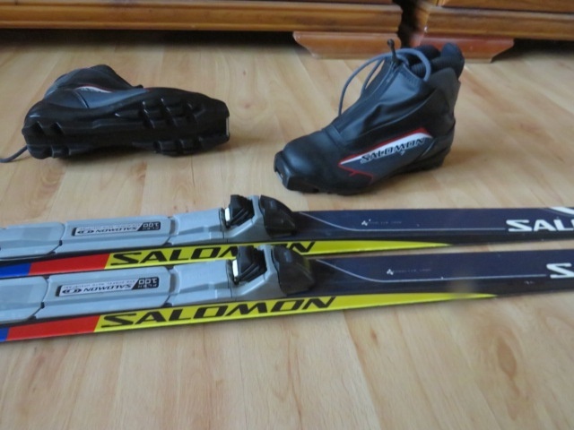 Predam bezkovy set,salomon,151 cm,SNS,c.36,supiny - 4