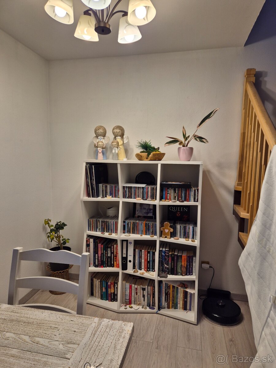 Regál policový biely - 4