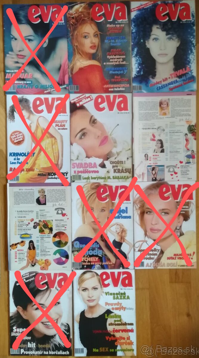 Predám mesačník EVA 1993 - 2000 - 4