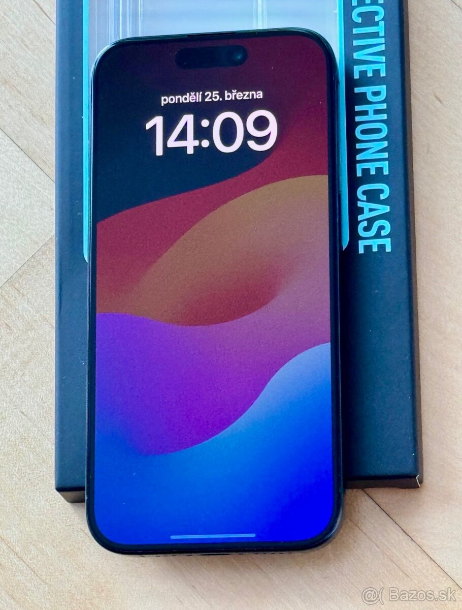 iPhone 15 Pro Blue Titanium BATERIE 100% TOP - 4