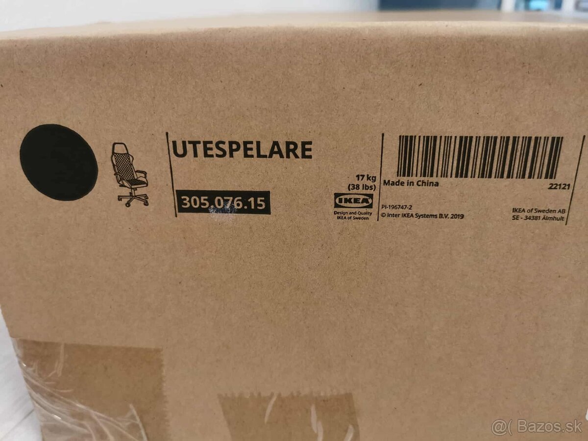 Kancelárska stolička IKEA UTESPELARE Bomstad - 4