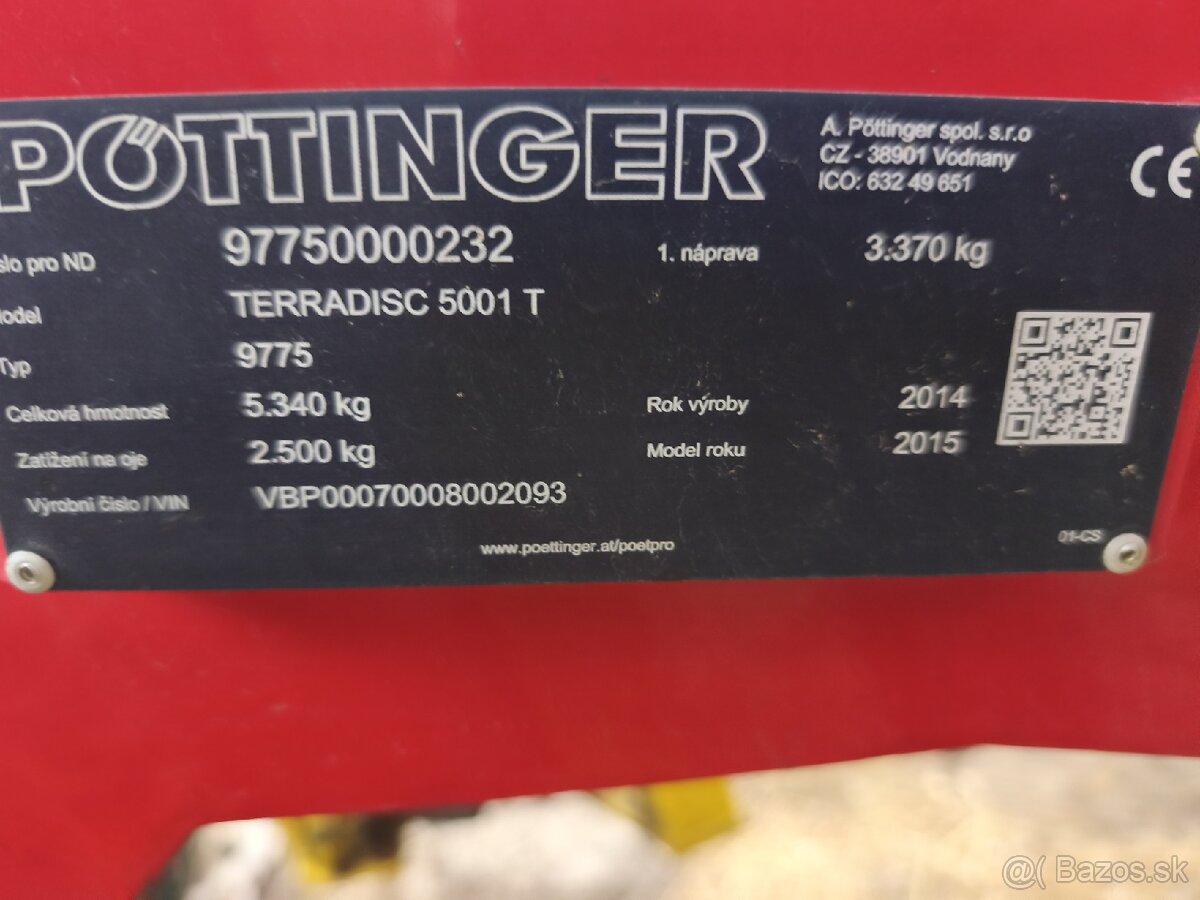 Diskový podmietač Pöttinger Terradisc 5001 T - 4