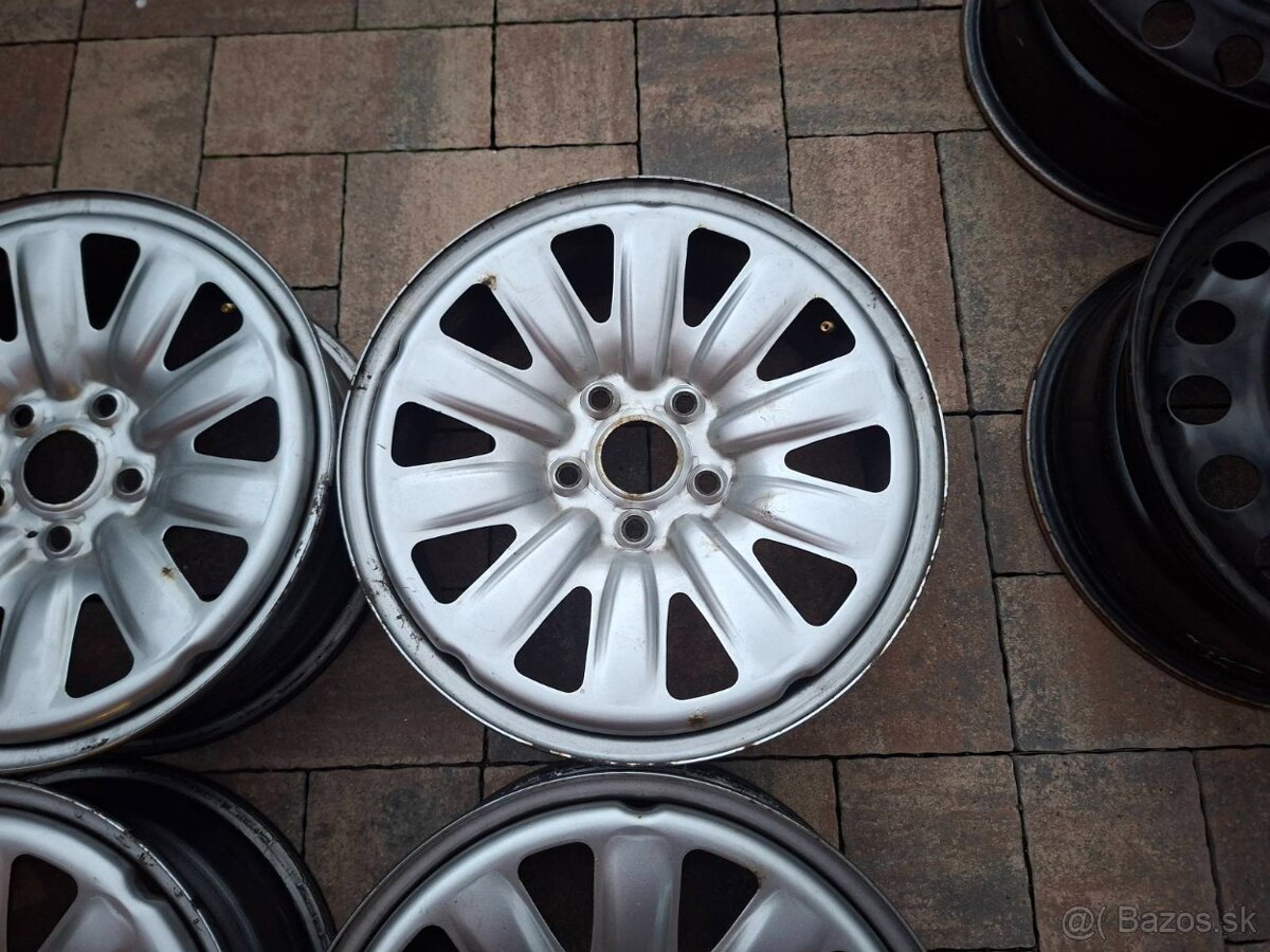 Plechové disky Škoda R16, 5x112 - 4