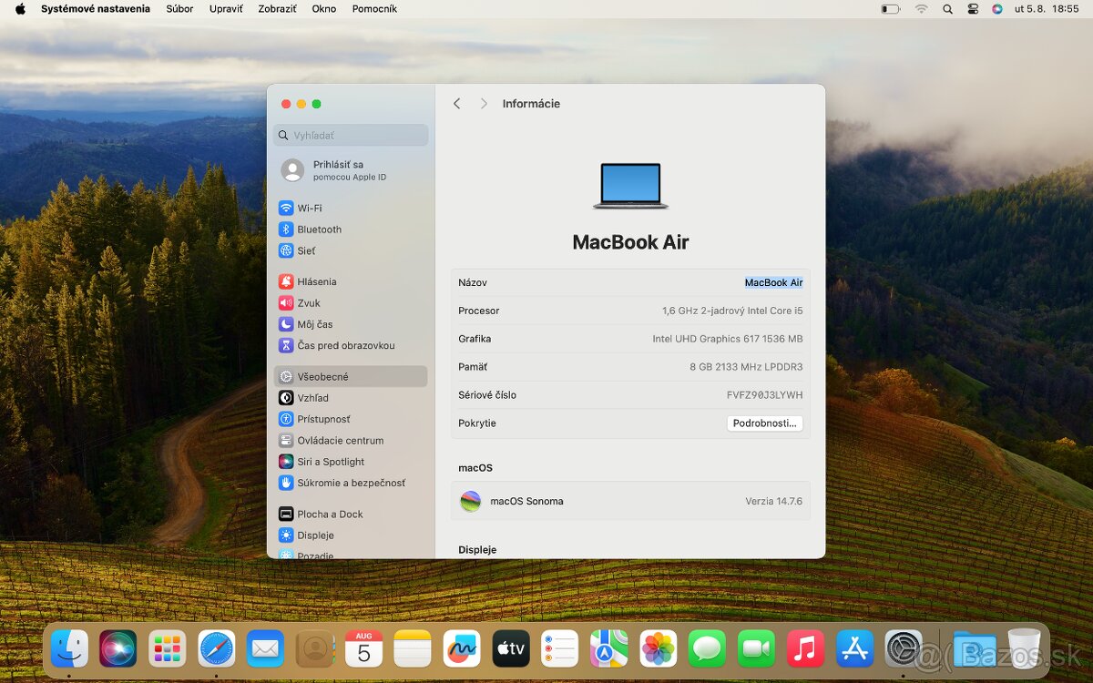 Predám Apple Macbook Air 13” - 4