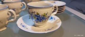 Kávová súprava Benadotte nezábudky - 4