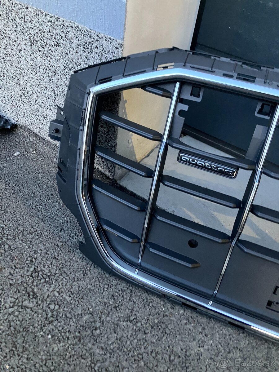 maska mrizka Grill Audi Q8 S-Line chrom - 4