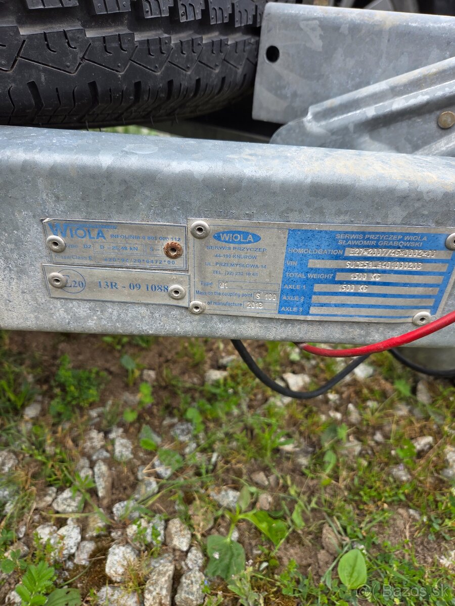 Ľahký príves na auto.Wiola. - 4