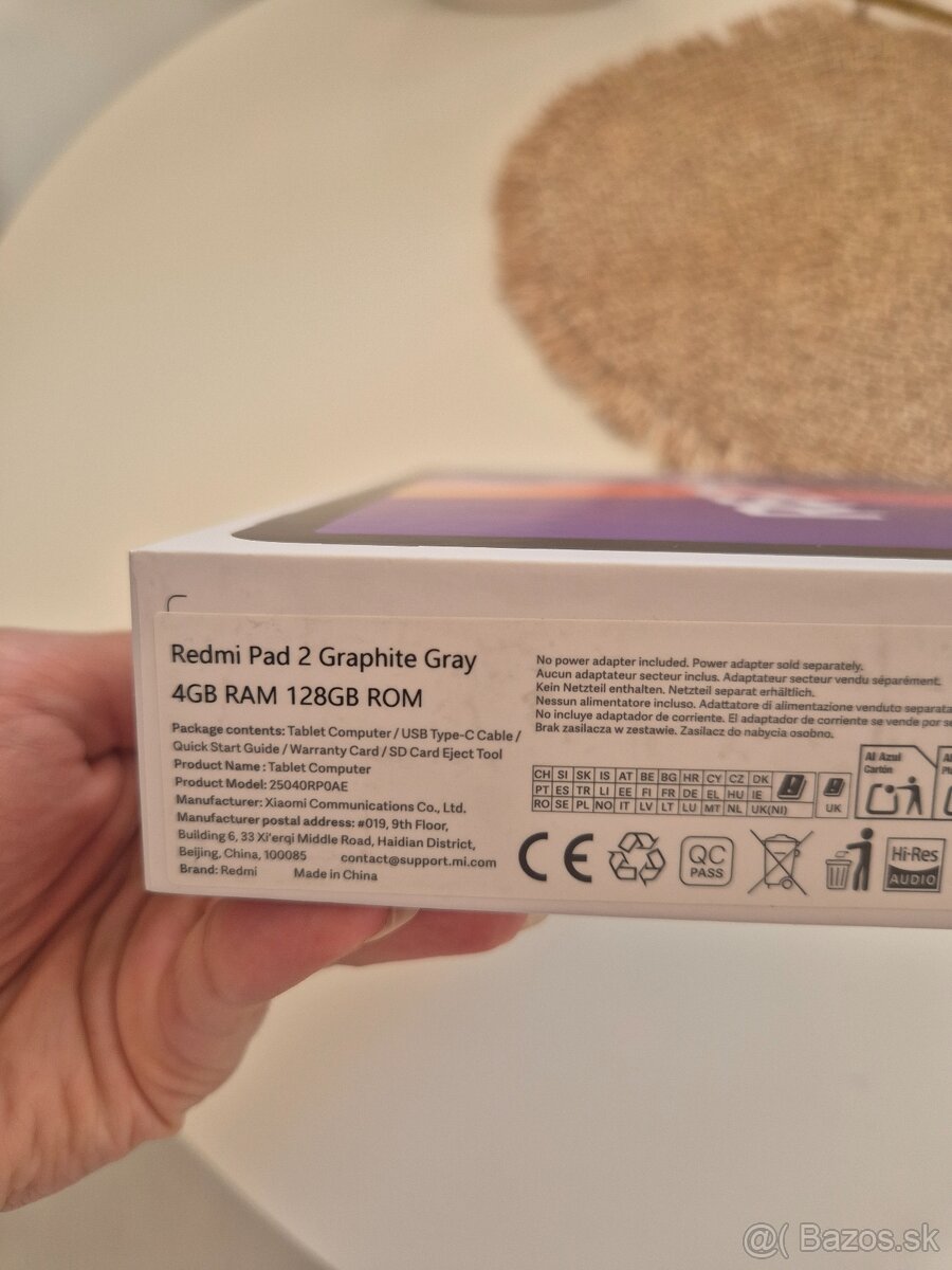 Tablet Xiaomi Redmi Pad 2 Graphite Grey - 4