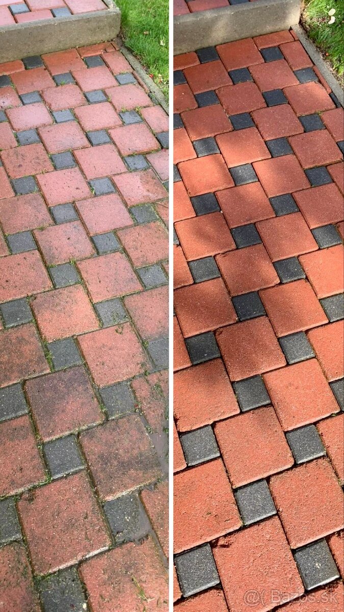 Čistenie zámkovej dlažby,plotou,betónových plôch - 4