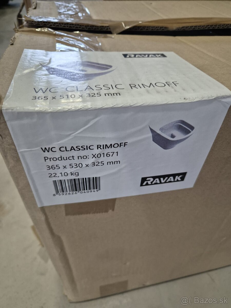 WC závesné Ravak Classic Rimoff - 4