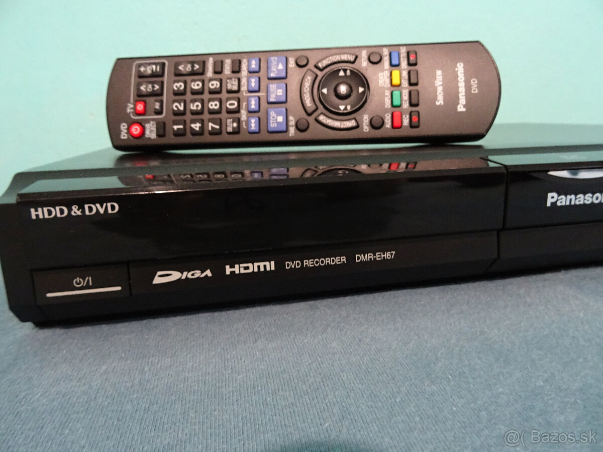 🔴DVD rekordér Panasonic DMR-EH67-250 GB HDD-HDMI-DV IN-🔴 - 4