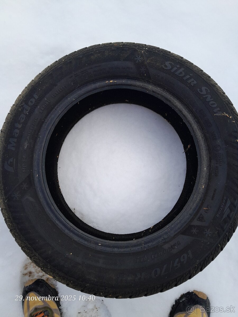 165/70 r14 zimne pneu 5mm - 4
