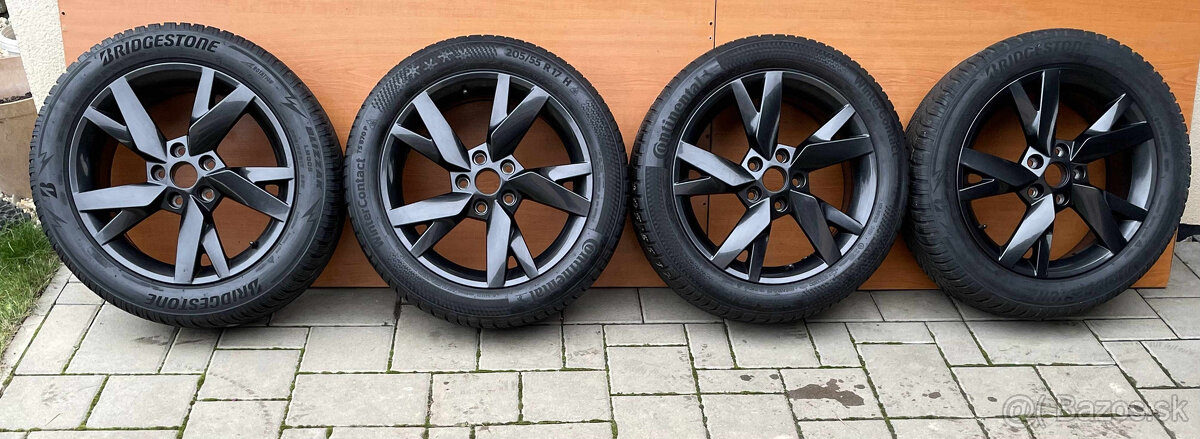 SKODA orig LYRA alu disky 205 55 R17 5x112 Skoda Superb oct - 4