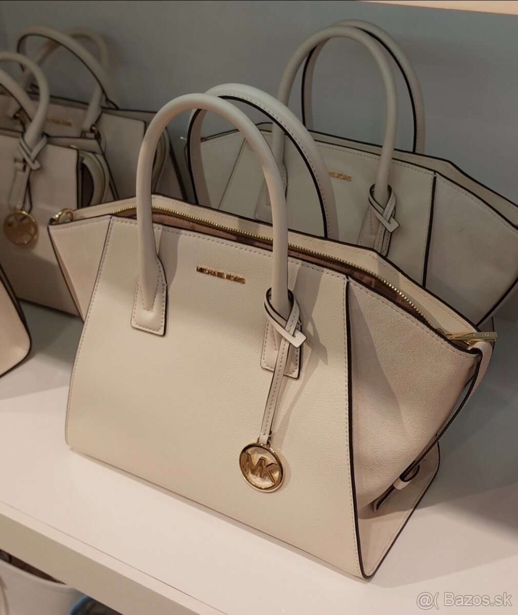 Kožená kabelka Michael Kors Avril - 4