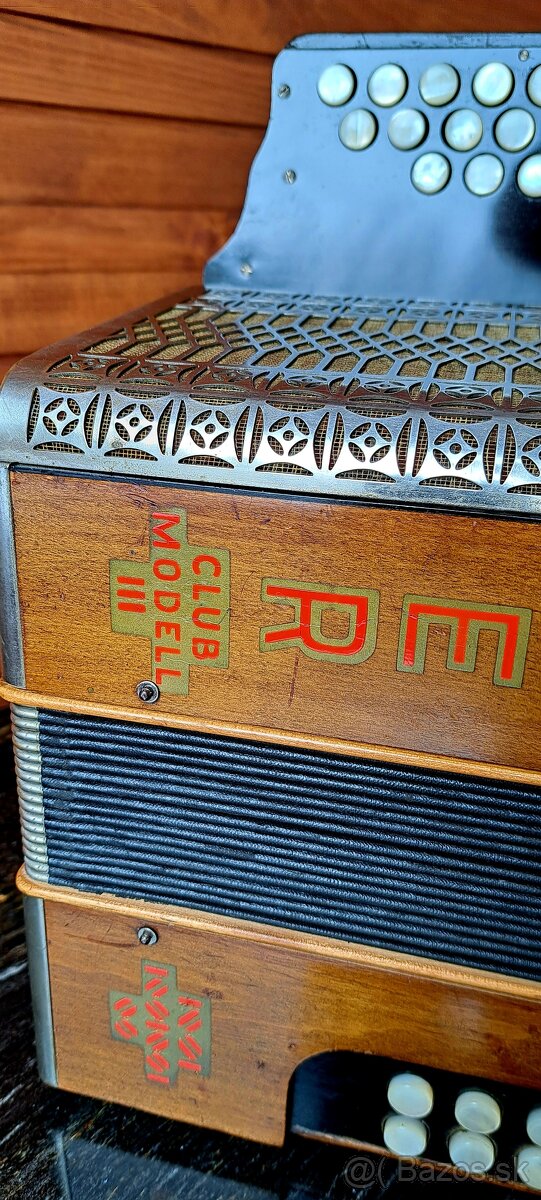 Heligónka Hohber club modell 3 - 4