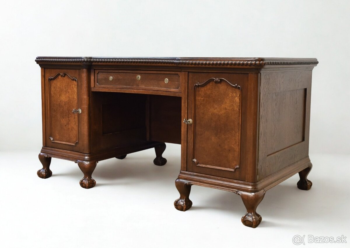 Psací stůl- starožitný nábytok - 4