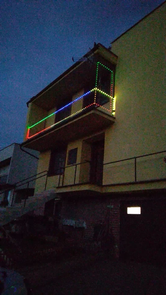 LED RGB svetelná reťaz - vianočné osvetlenie - 4