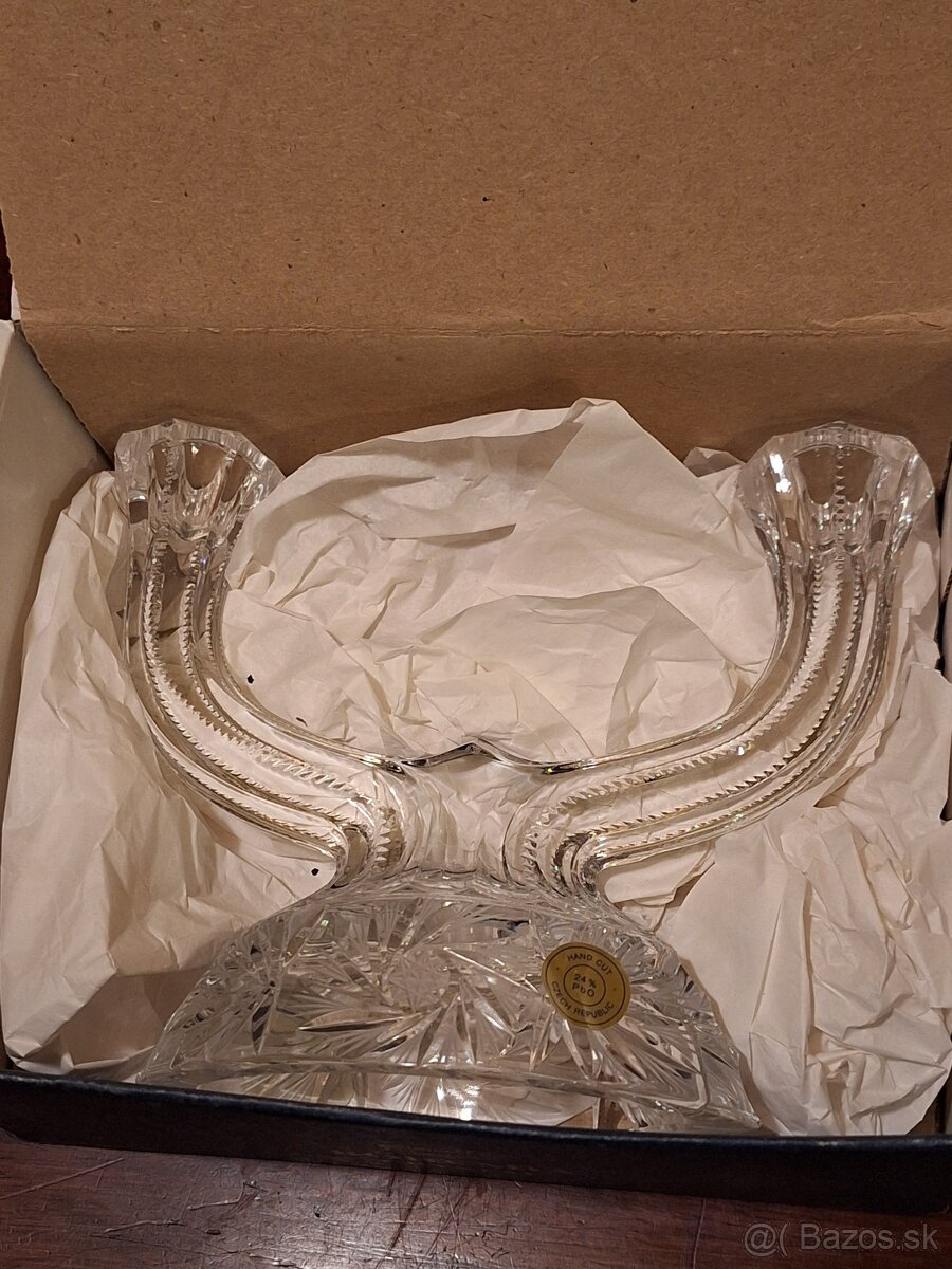 Krištáľový svietnik Bohemia - 4