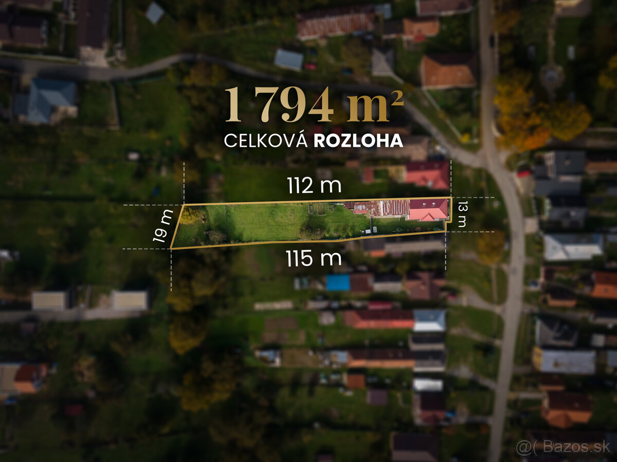 Príjemný dvojgeneračný rodinný dom | 1794 m² | Šemša - 4