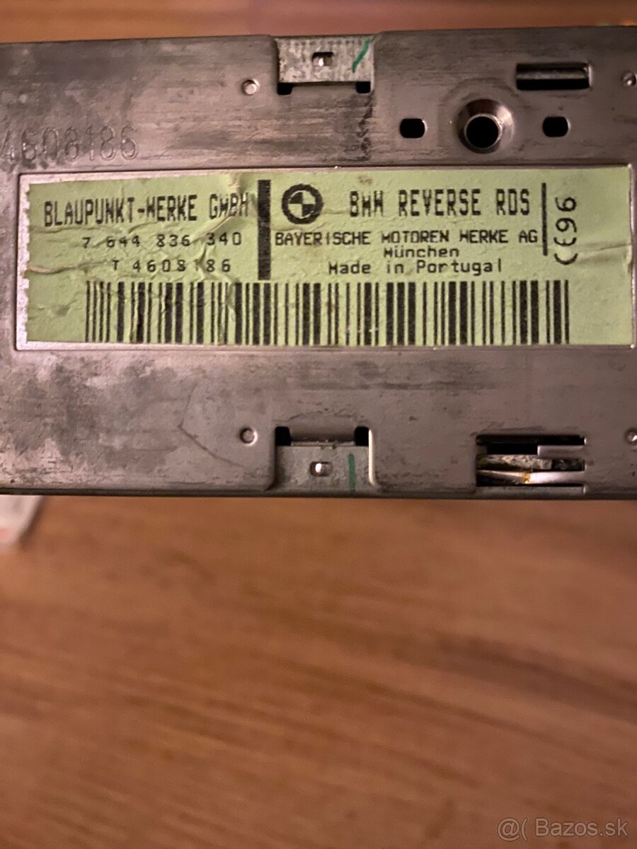 BMW Radio Reverse RDS E24 E28 E30 E31 E32 E34 E36 Z3 - 4