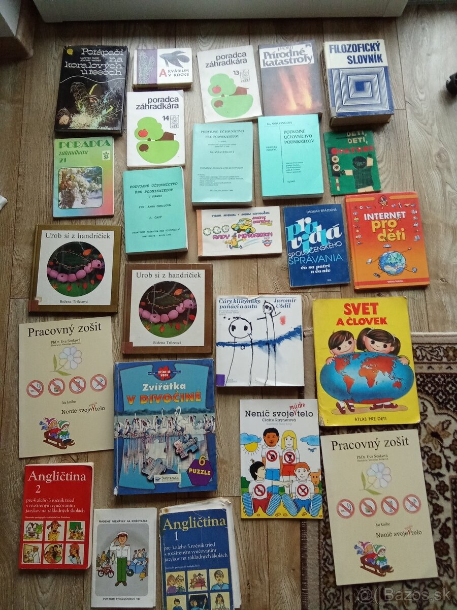 Rôzne knihy-detské,náučné,kuchárske,slovníky,retro. - 4