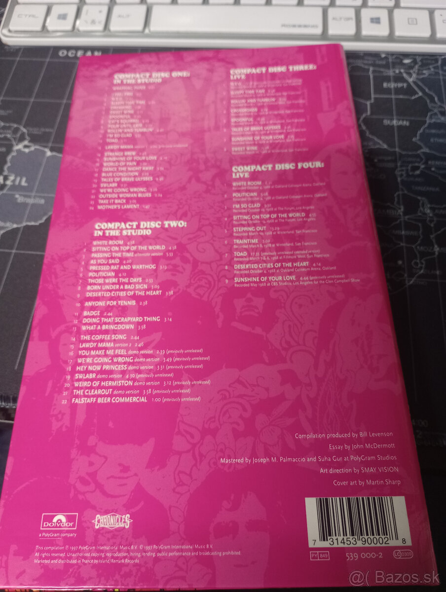 CREAM "THOSE WERE THE DAYS (REPACKAGED 4CD)" - 4